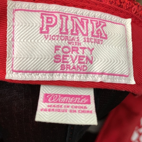 Phillies - Victoria’s Secret PINK Sequin Cap Baller Hat Take Me Home ♥️🤍🧢 - Picture 7 of 9